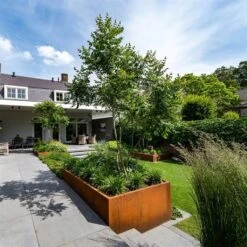 Pflanzgefäß Carrez Aus Cortenstahl - Rechteckig, 150 X 40 X 40 Cm -Garten Flaire Verkaufsgeschäft adezz pflanzgefaess carrez aus cortenstahl rechteckig 1680677 de