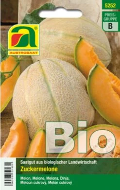 Bio Zuckermelonen Charentais -Garten Flaire Verkaufsgeschäft austrosaat bio zuckermelonen charentais 1680920 de