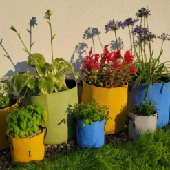 Pflanztasche Aus Geotextil ∅ 30 Cm, Grün -Garten Flaire Verkaufsgeschäft bourgeon pflanztasche aus geotextil 30 cm 1696088 de