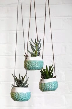 Hängetopf "Baby Dotty" -Garten Flaire Verkaufsgeschäft burgon ball haengetopf baby dotty 1 stk 864267 de