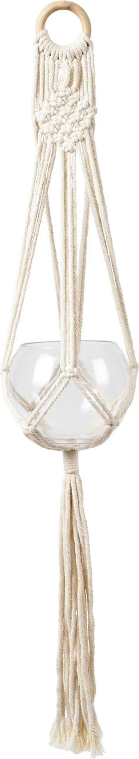 Makramee Blumenampel "Woodstock" 3 Makramee Blumenampel "Woodstock"