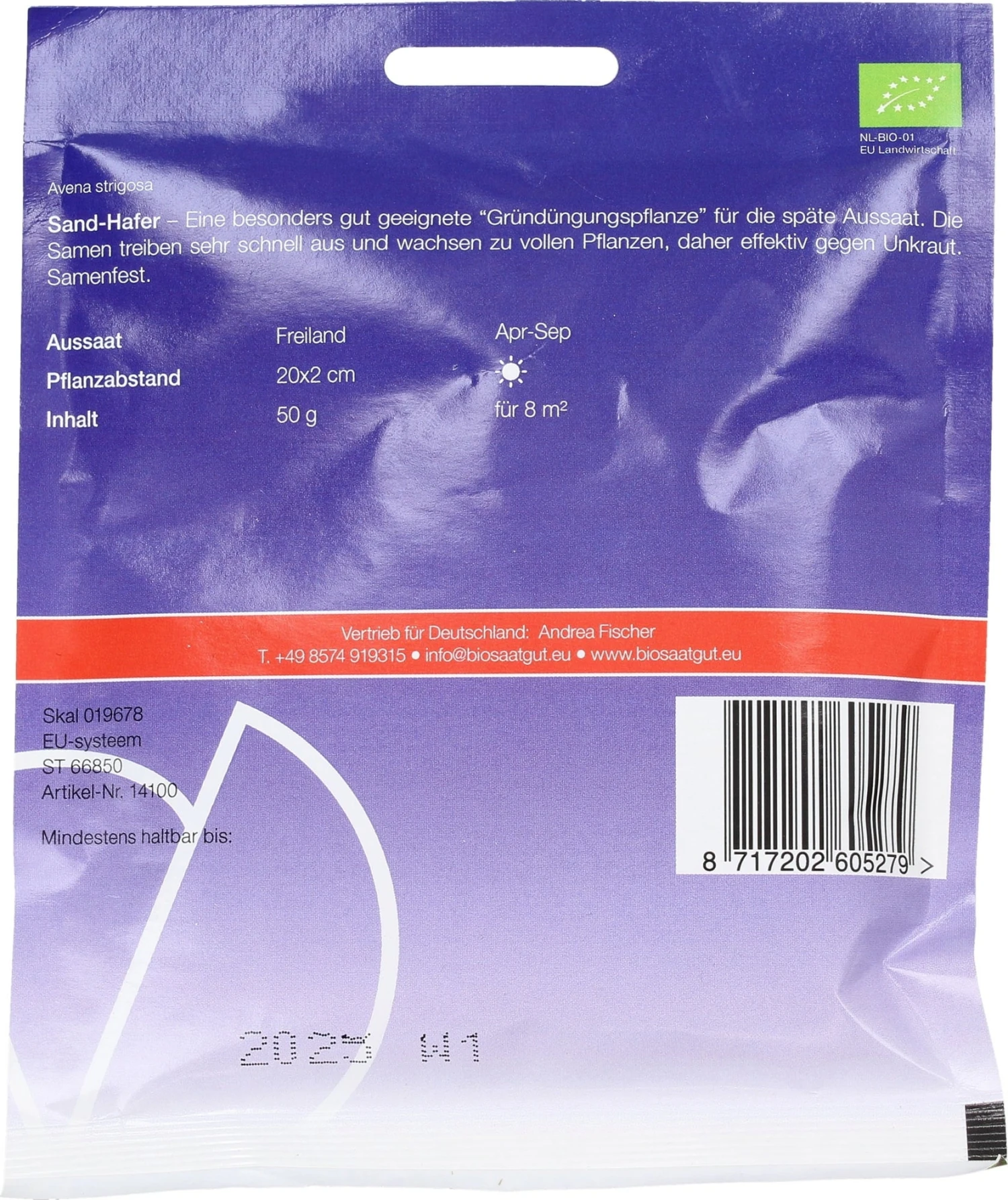 Gründünger Sandhafer, 50 G 4 Gründünger Sandhafer, 50 G - Image 2