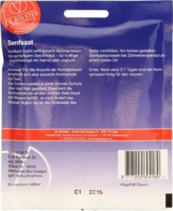 Keimsprossen "Senfsaat", 50 G -Garten Flaire Verkaufsgeschäft de bolster keimsprossen senfsaat 50 g 1650566 de