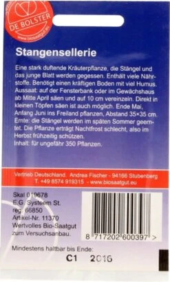 Stangensellerie "Tall Utah", 0,30 G 6 Stangensellerie "Tall Utah", 0,30 G -Garten Flaire Verkaufsgeschäft de bolster stangensellerie tall utah 030 g 1650320 de