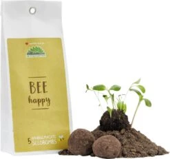 Samenbomben "Bee Happy" -Garten Flaire Verkaufsgeschäft die stadtgaertner samenbomben bee happy 1 paket 1660404 de