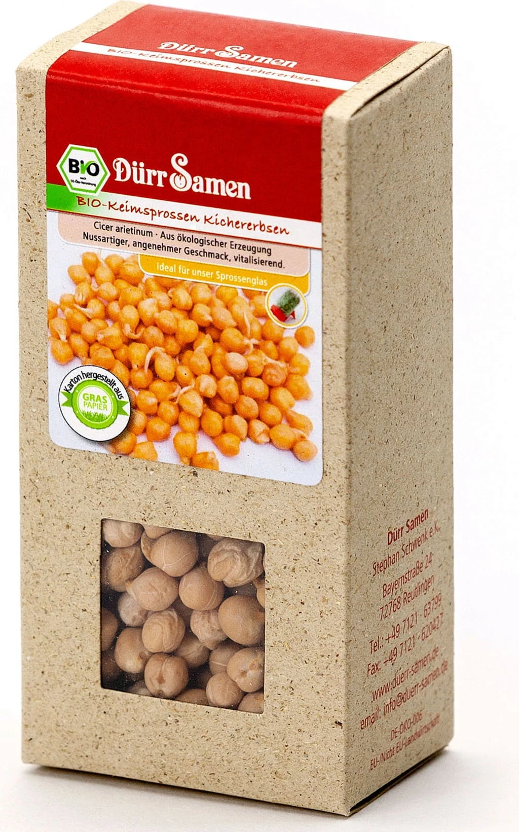 BIO-Keimsprossen Kichererbsen, 210 G 3 BIO-Keimsprossen Kichererbsen, 210 G