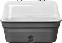 Elho Anzuchtschalen-Set Green Basics Allin1 - L, Living Schwarz -Garten Flaire Verkaufsgeschäft elho anzuchtschalen set green basics allin1 l nero 1407137 de