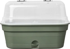 Elho Anzuchtschalen-Set Green Basics Allin1 - M, Laubgrün -Garten Flaire Verkaufsgeschäft elho anzuchtschalen set green basics allin1 m verde foglia 1404374 de