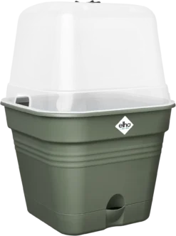 Elho Anzuchttopf Set Green Basics 15cm - Quadrat, Laubgrün -Garten Flaire Verkaufsgeschäft elho anzuchttopf set green basics 15cm quadrat verde foglia 1405357 de