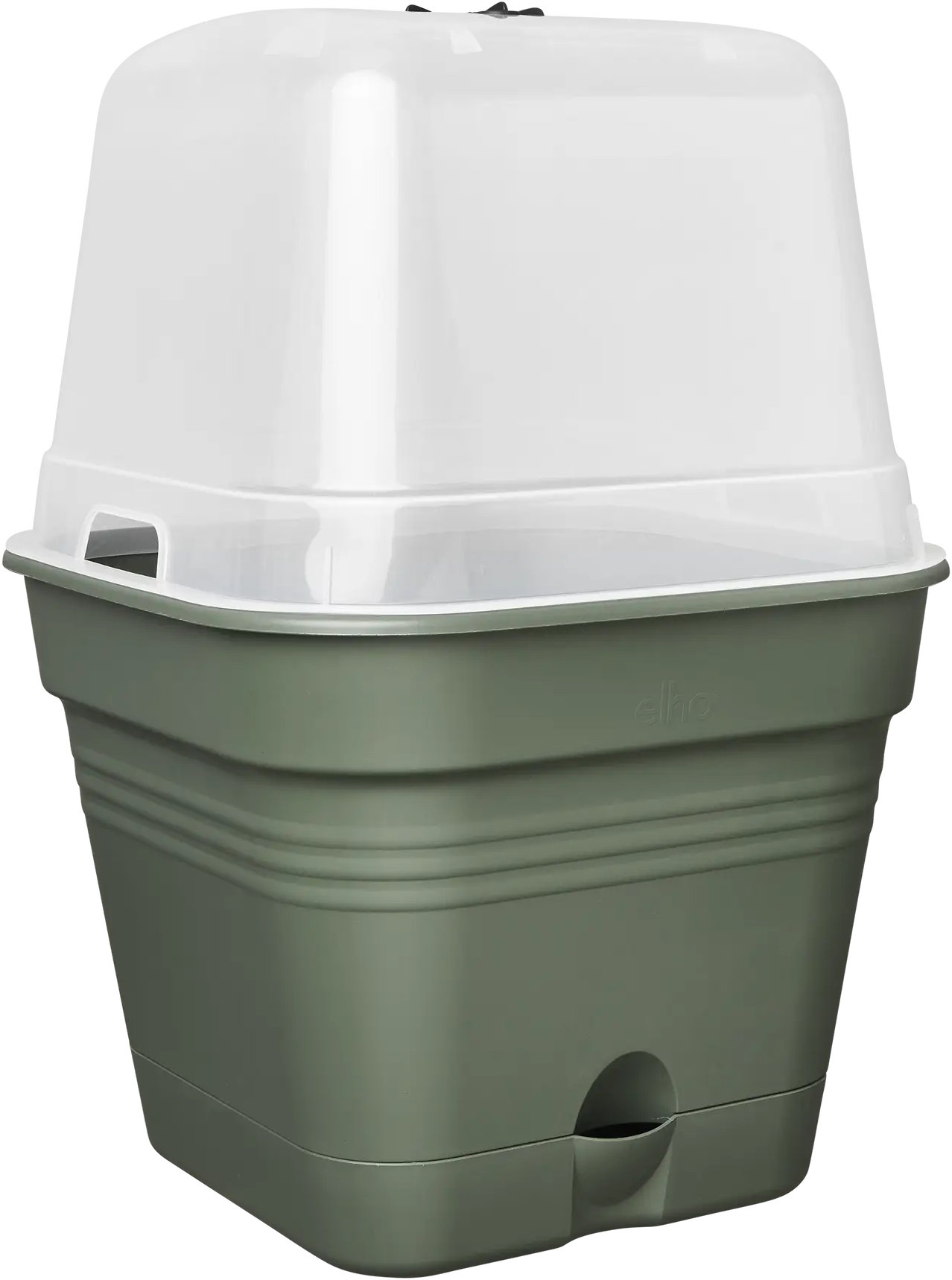 Elho Anzuchttopf Set Green Basics 20cm - Quadrat, Laubgrün 16 Elho Anzuchttopf Set Green Basics 20cm - Quadrat, Laubgrün - Image 14