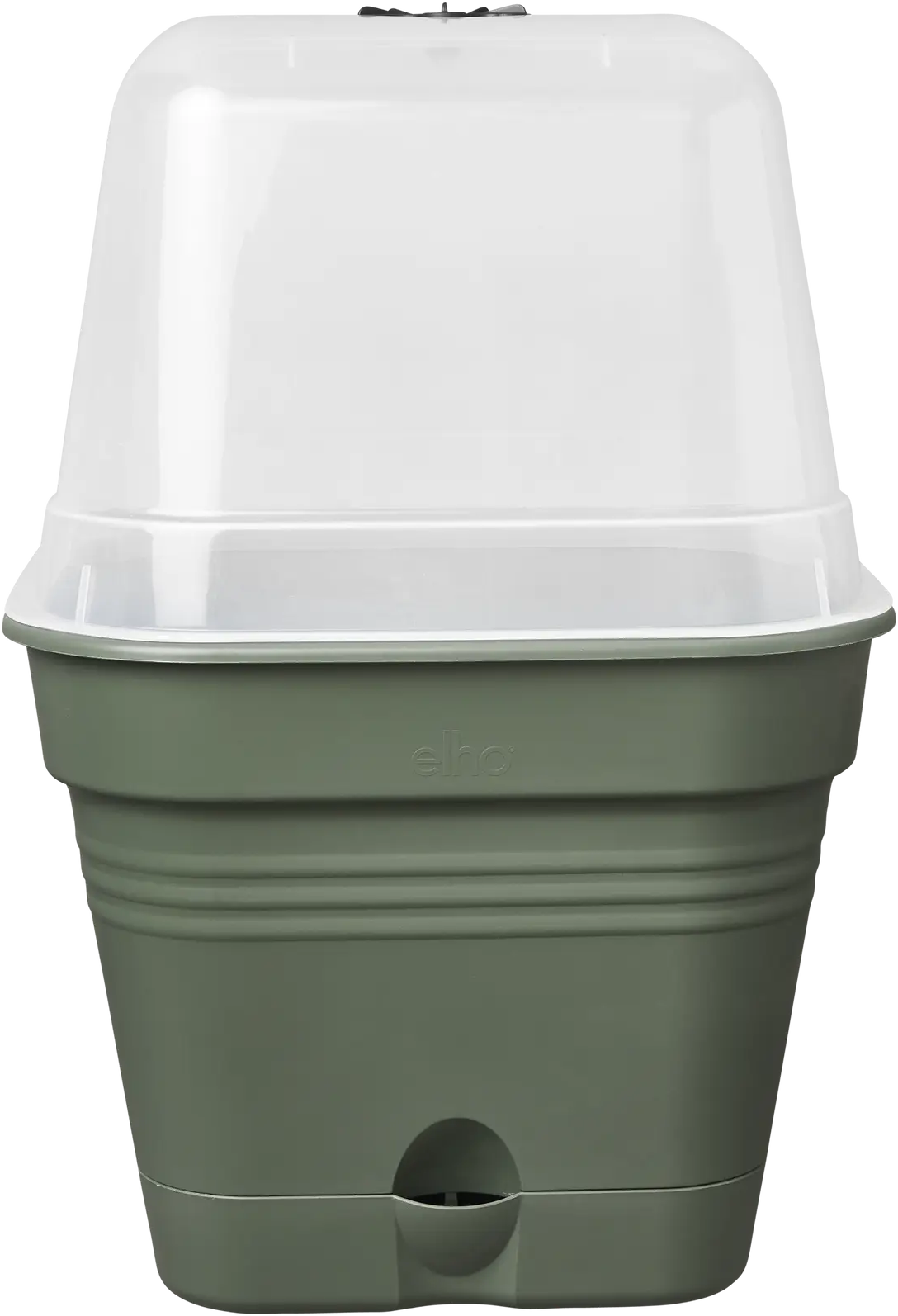 Elho Anzuchttopf Set Green Basics 20cm - Quadrat, Laubgrün 3 Elho Anzuchttopf Set Green Basics 20cm - Quadrat, Laubgrün