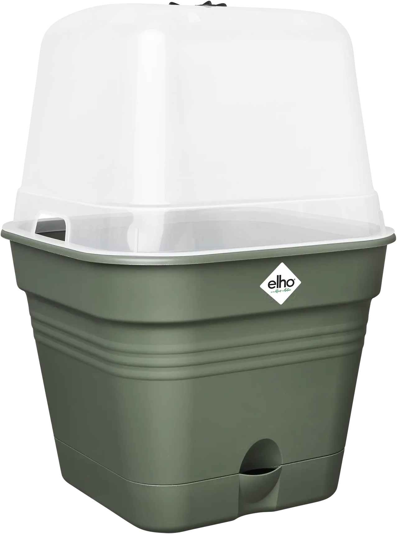 Elho Anzuchttopf Set Green Basics 30cm - Quadrat, Laubgrün 9 Elho Anzuchttopf Set Green Basics 30cm - Quadrat, Laubgrün - Image 7