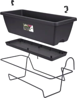 Elho Barcelona Allin1 50 Cm, Anthrazit -Garten Flaire Verkaufsgeschäft elho barcelona allin1 50cm 631706 de