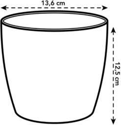 Elho Brussels Rund 14 Cm, Weiß 16 Elho Brussels Rund 14 Cm, Weiß -Garten Flaire Verkaufsgeschäft elho brussels rund 14 cm 1671678 de