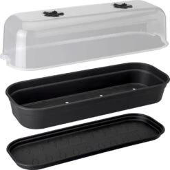 Elho Green Basics Anzuchthaus-Set L -Garten Flaire Verkaufsgeschäft elho green basics anzuchthaus set l levande svart 1677546 de