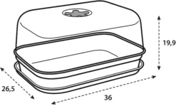 Elho Green Basics Anzuchthaus-Set M 17 Elho Green Basics Anzuchthaus-Set M -Garten Flaire Verkaufsgeschäft elho green basics anzuchthaus set m 1610785 de