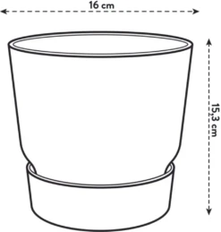 Elho Greenville Topf Rund 16 Cm, Laubgrün -Garten Flaire Verkaufsgeschäft elho greenville topf rund 16 cm 1676254 de