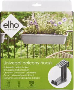 Elho Universal Balkonkasten-Halter Metall -Garten Flaire Verkaufsgeschäft elho universal balkonkasten halter metall 1688216 de