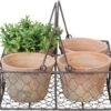 ESSCHERT DESIGN Aged Terracotta 4 Töpfe Im Korb 2 ESSCHERT DESIGN Aged Terracotta 4 Töpfe Im Korb -Garten Flaire Verkaufsgeschäft esschert design aged terracotta 4 toepfe im korb 484680 de