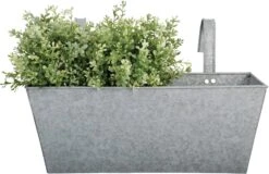 ESSCHERT DESIGN Balkonkasten Antikzink -Garten Flaire Verkaufsgeschäft esschert design balkonkasten antikzink 486363 de