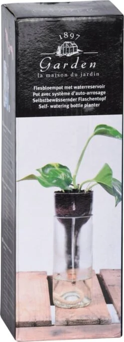 ESSCHERT DESIGN Selbstbewässernder Flaschentopf -Garten Flaire Verkaufsgeschäft esschert design selbstbewaessernder flaschentopf 1 st 1678001 de