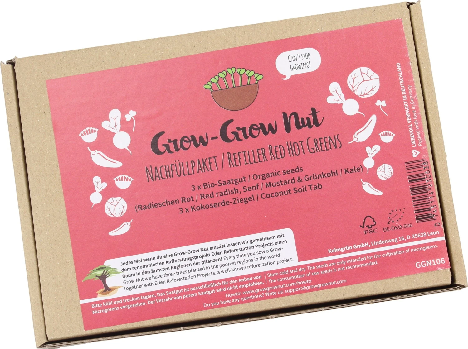 Microgreens Nachfüllpaket "Red Hot Greens" 8 Microgreens Nachfüllpaket "Red Hot Greens" - Image 6