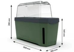 Harry Herbs Kräutertopf - Mit Haube, Weiß -Garten Flaire Verkaufsgeschäft gusta garden harry herbs kraeutertopf mit haube 1680733 de