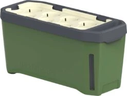 Harry Herbs Kräutertopf - Ohne Haube, Dunkelgrün -Garten Flaire Verkaufsgeschäft gusta garden harry herbs kraeutertopf ohne haube temno zelena 1663662 de