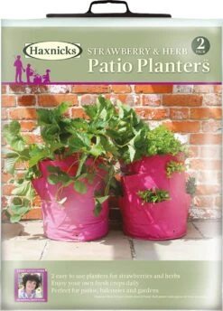 Erdbeer- & Kräuterpflanztasche Im Set, 2 Stück -Garten Flaire Verkaufsgeschäft haxnicks erdbeer kraeuterpflanztasche im set 2 st 1666034 de