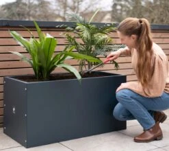 Pflanzkasten 50x100x50, Anthrazit -Garten Flaire Verkaufsgeschäft herstera pflanzkasten 50x100x50 antracit 1679094 de