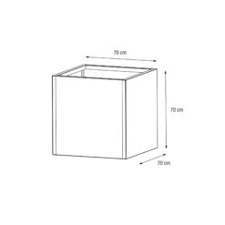 Pflanzkasten Cube 70x70x70, Anthrazit 26 Pflanzkasten Cube 70x70x70, Anthrazit -Garten Flaire Verkaufsgeschäft herstera pflanzkasten cube 70x70x70 1293070 de