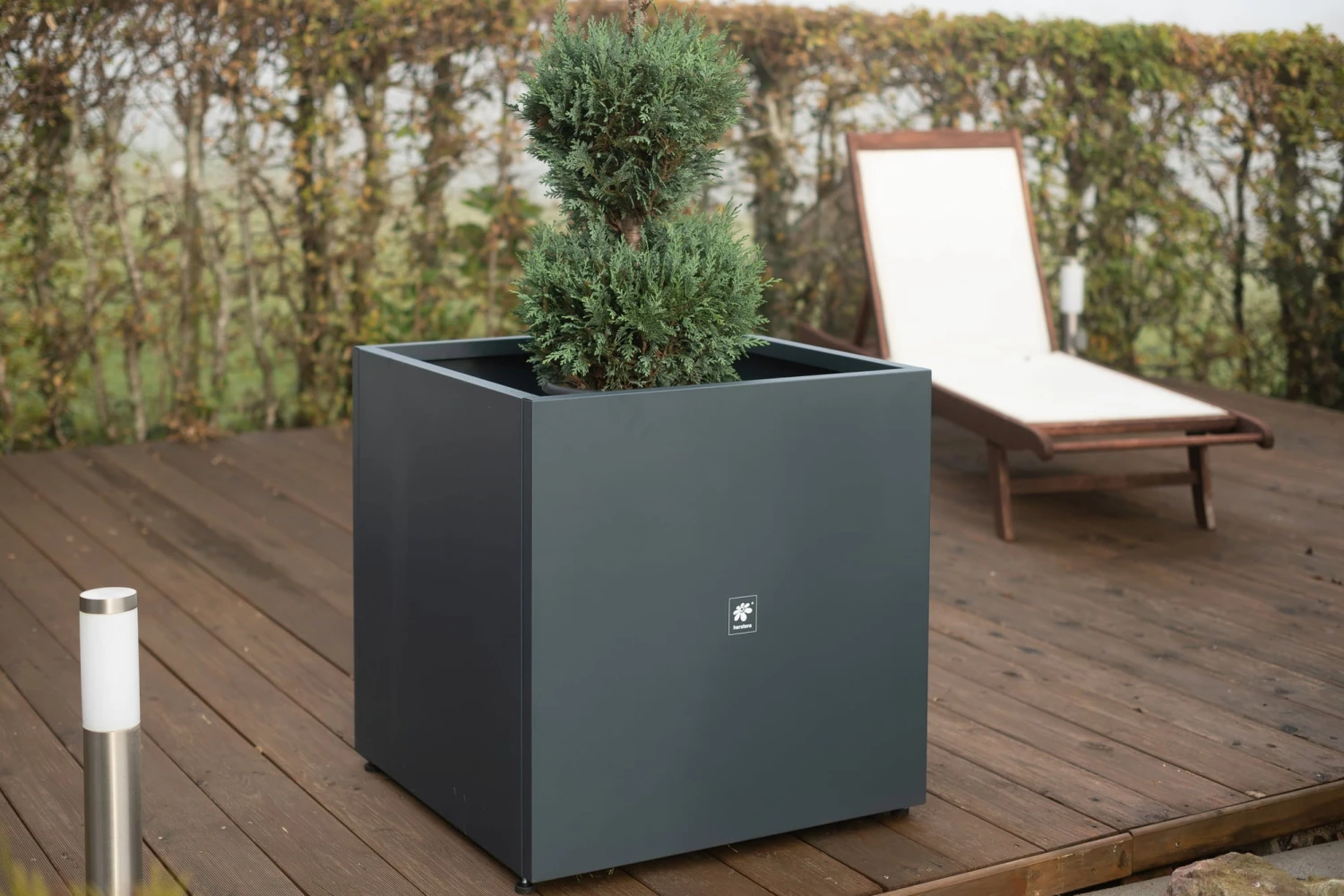 Pflanzkasten Cube 70x70x70, Anthrazit 3 Pflanzkasten Cube 70x70x70, Anthrazit