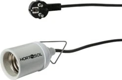 E40 Lampenaufhänger Verkabelt 4m -Garten Flaire Verkaufsgeschäft hortosol e40 lampenaufhaenger verkabelt 4m 1 stk 1718571 de