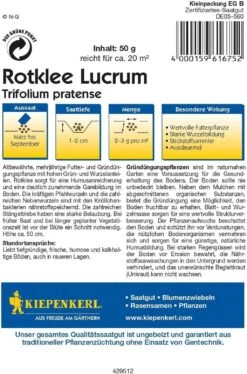 Garten Flaire Verkaufsgeschäft 27 Rotklee