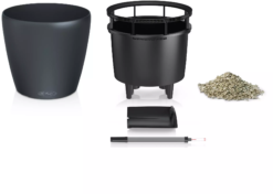 LECHUZA Pflanzgefäß CLASSICO Color LS 35, Sandbraun -Garten Flaire Verkaufsgeschäft lechuza pflanzgefaess classico color ls 35 muskat 1617169 de