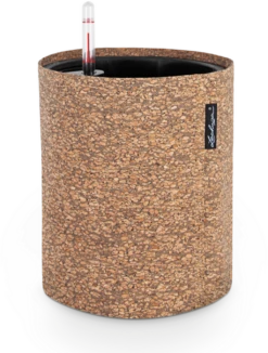 LECHUZA Pflanzgefäß TRENDCOVER "Kork" 32, Dark Natural -Garten Flaire Verkaufsgeschäft lechuza pflanzgefaess trendcover kork 32 dark natural 1677490 de