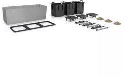 LECHUZA Pflanzgefäß TRIO "Stone" 40, Steingrau -Garten Flaire Verkaufsgeschäft lechuza pflanzgefaess trio stone 40 1528207 de