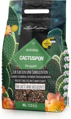 LECHUZA Substrat Cactus-PON, 6 Liter -Garten Flaire Verkaufsgeschäft lechuza substrat cactus pon 6 liter 1616863 de