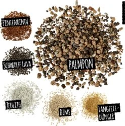 LECHUZA Substrat Palm-PON, 25 Liter -Garten Flaire Verkaufsgeschäft lechuza substrat palm pon 25 liter 1684154 de