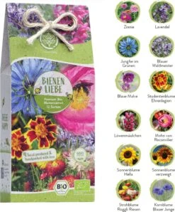 Bio Bienen Blumensamen Set -Garten Flaire Verkaufsgeschäft loveplants bio bienen blumensamen set 1550336 de