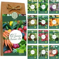 Bio Gemüsesamen Set -Garten Flaire Verkaufsgeschäft loveplants bio gemuesesamen set 1550360 de