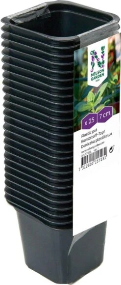 Anzuchttopf Kunststoff 7 Cm, 25 Stück