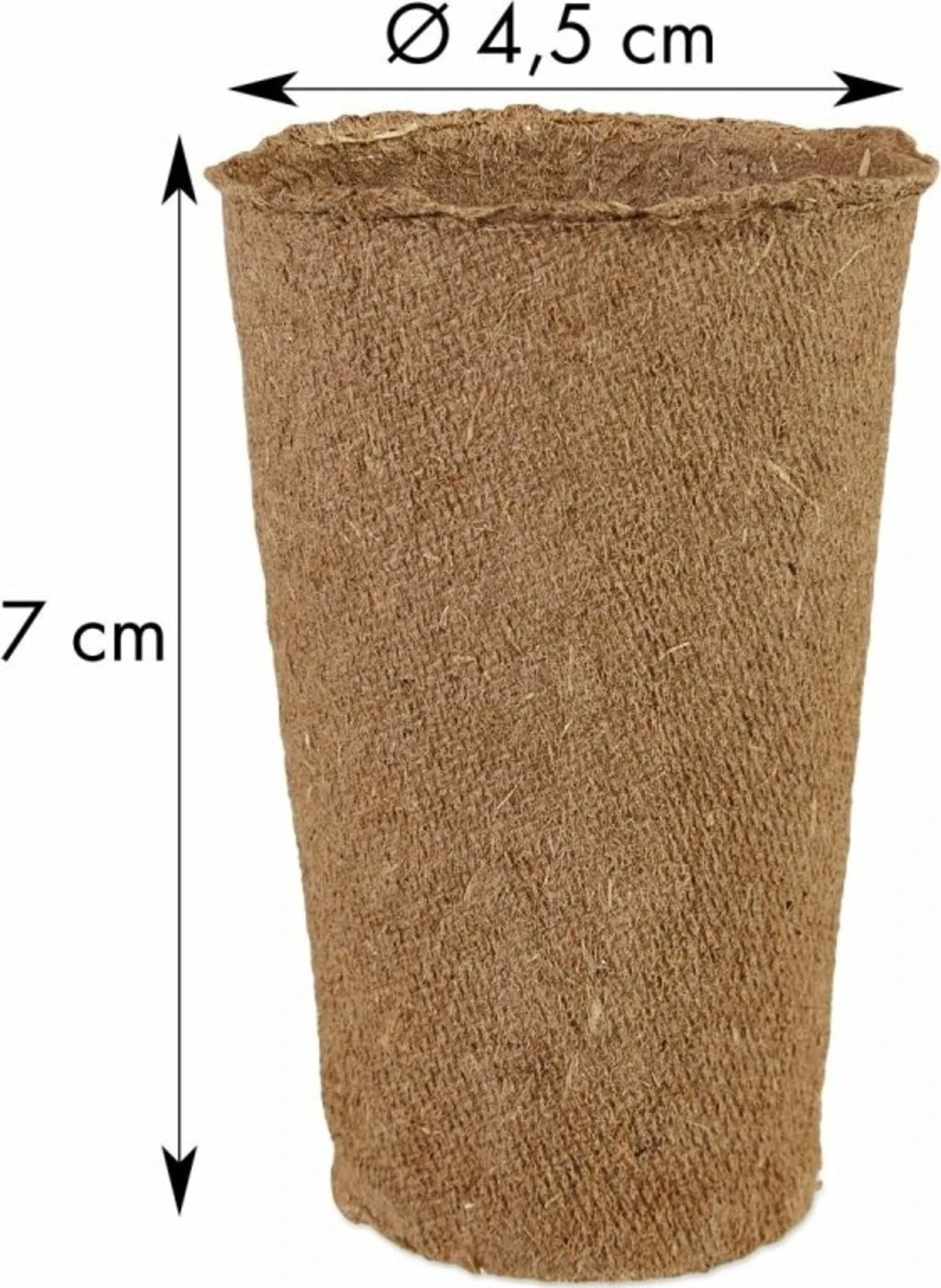 Abbaubare Anzuchttöpfe Rund, 60 Stück 7 Abbaubare Anzuchttöpfe Rund, 60 Stück – Bild 5