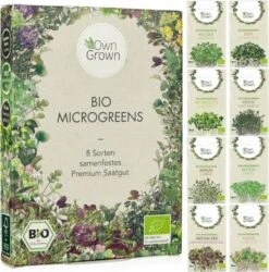 Bio Microgreens 8er Set -Garten Flaire Verkaufsgeschäft own grown bio microgreens 8er set 1 set 1679541 de