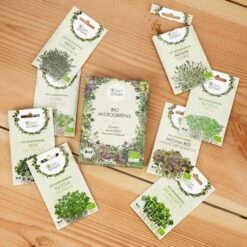 Bio Microgreens 8er Set -Garten Flaire Verkaufsgeschäft own grown bio microgreens 8er set 1679544 de