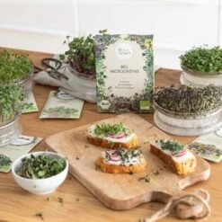 Bio Microgreens 8er Set -Garten Flaire Verkaufsgeschäft own grown bio microgreens 8er set 1679545 de
