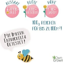 Blumenmischung "Bienenwiese" -Garten Flaire Verkaufsgeschäft own grown blumenmischung bienenwiese 1527685 de