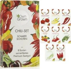 Chili-Samen 8er Saatgut-Set -Garten Flaire Verkaufsgeschäft own grown chili samen 8er saatgut set 1 set 1679242 de