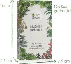 Küchen-Kräuter 12er Saatgut-Set -Garten Flaire Verkaufsgeschäft own grown kuechen kraeuter 12er saatgut set 1 set 1679231 de