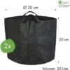 Pflanzensack, 4 X 20 L -Garten Flaire Verkaufsgeschäft own grown pflanzensack 4 x 20 l 1684403 de